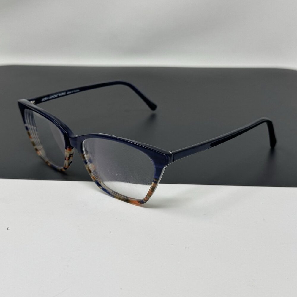JEAN LAFONT PARIS FILIGRANE 3126 BLUE BROWN AUTHENTIC FRAME EYEGLASSES 54-14